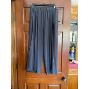 Eileen Fisher cropped wide leg tencel pant size small